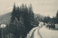 fernpass, passhöhe, fuhrwerk, gasthof