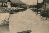 lermoos, hochwasser, 1937