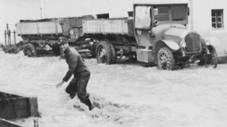 hochwasser, lermoos, militär, soldat