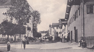 reutte, untermarkt, fuhrwerk