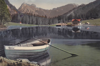 Seerose, Rurderboot, Kahn, Vilsalpsee, Aggenstein