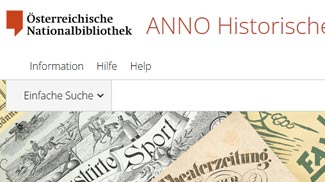 ANNO Historische Zeitungen und Zeitschriften