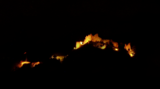 Ehrenberg bei Nacht