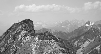 Gipfelblick von der Hochplatte