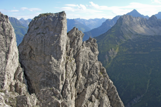 Aufstieg zur Saldeinerspitze