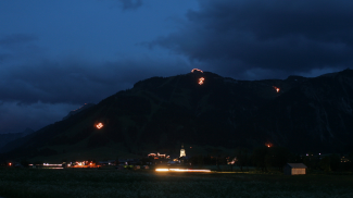 Herz-Jesu-Feuer bei Tannheim