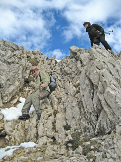 Geierkopf - Schlüsselstelle