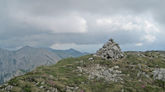 Gipfelsteinmann am Kreuzspitzl