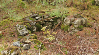 kniepass mauerreste ruine