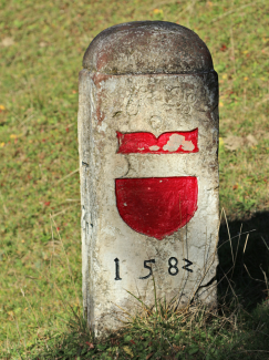 historischer Grenzstein am Seekopf