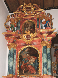 Schöllanger Burgkirche Seitenaltar