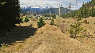 Hohlweg Via Claudia Augusta bei Heiterwang