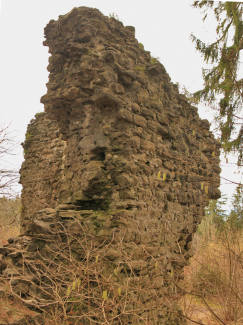 ruine  neuenburg  mauerreste