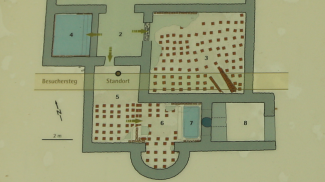 skizze  grundriss  römerbad  villa rustica  schwangau