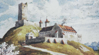 wagegg felle bergfried burg schloss