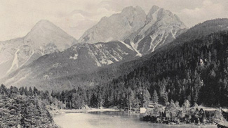 Weissensee an der Fernpassstrasse