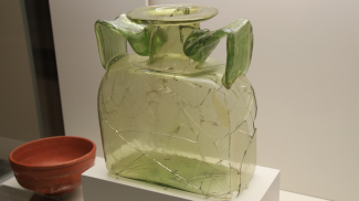 glasflasche römisch villa rustica schwangau