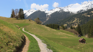 Via Claudia Augusta Obergarten bei Lermoos