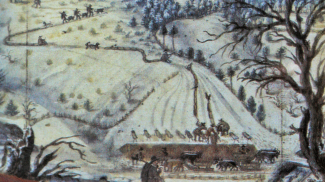 Sackzug beim Bergbau