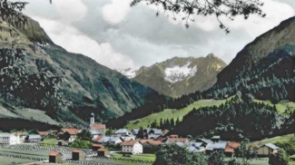 Einsturz eines Steinbruches im Lechtal