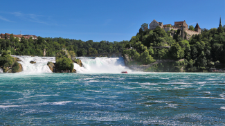 rheinfall  schaffhausen  schweiz  deutschland