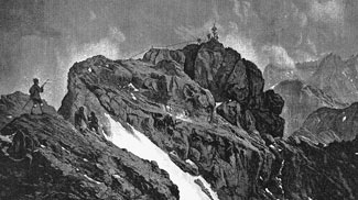 zugspitze wetterstein gipfelkreuz