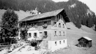 Die ehemalige Ansiedlung auf der Alpe Madau