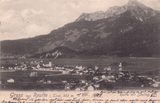 Reutte um 1902