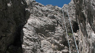 ende klettersteig