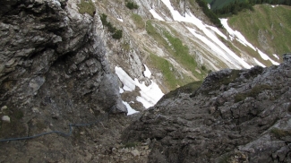 gaichtspitze gipfelrinne