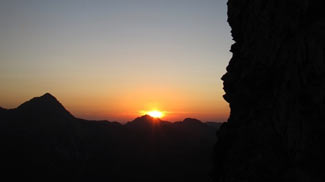 sonne verschwindet