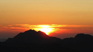 der sonnenuntergang