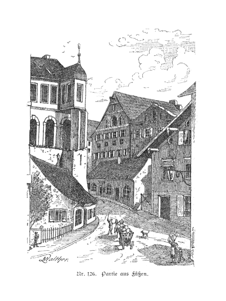 Füssen Lechhalde - Geschichte des Allgäus (Baumann)