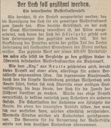 geplantes Riesenstauwerk soll Heiterwang überfluten