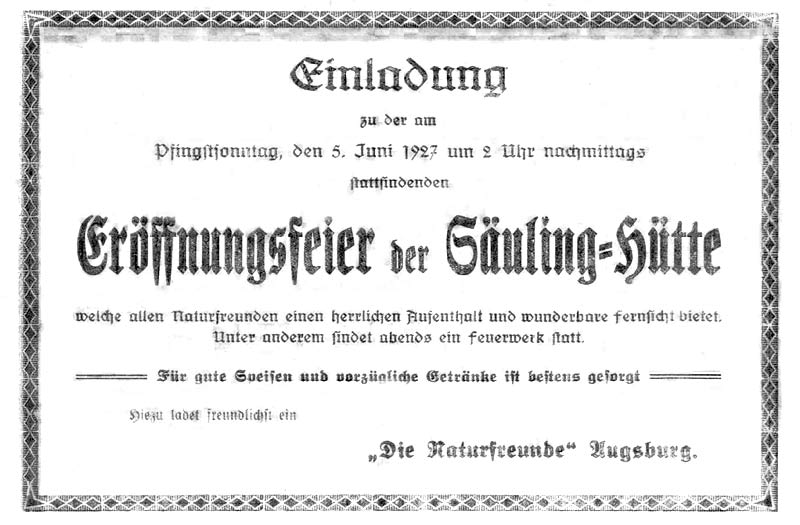 eröffnung säulinghaus