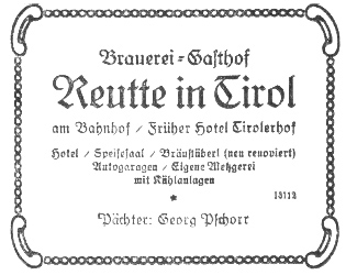 brauerei-gasthof, reutte