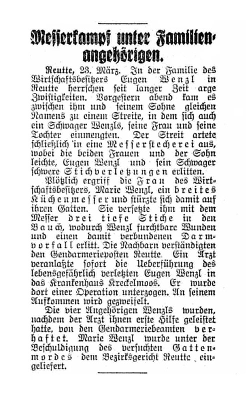 messerstecherei karrner karner wenzl familie gaststätte stichverletzungen