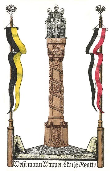 wehrmann-wappensäule reutte nagelsäule