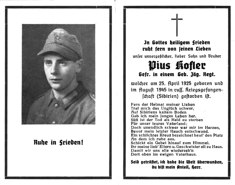 Kofler Pius
