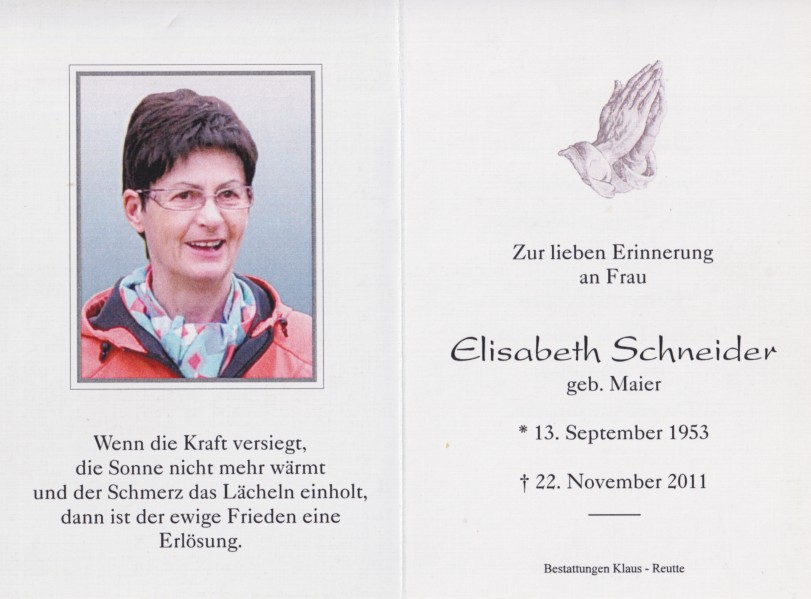Schneider Elisabeth
