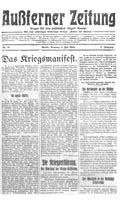 Außferner Zeitung 1914