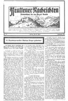 Reuttener Nachrichten 1931